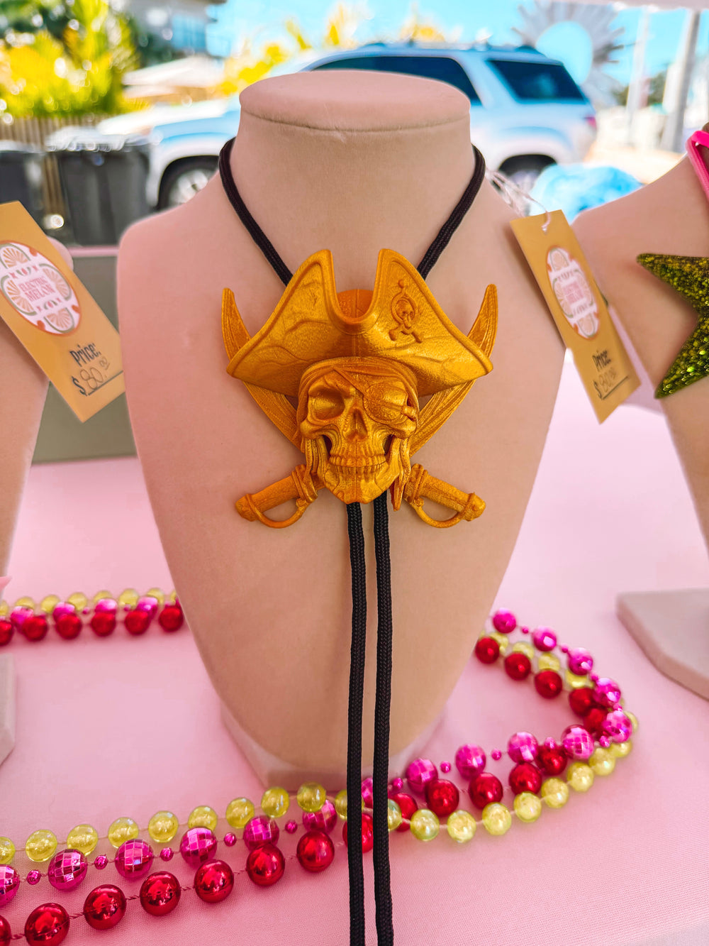 Gasparilla Bolo Tie Necklace