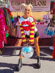 Don't Quote Me Cropped Mesh Top