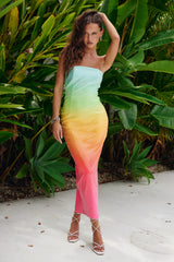 Malibu Midi Dress - Multicolor