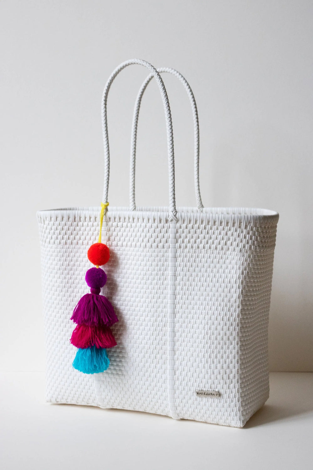 Solid White Playera Bag