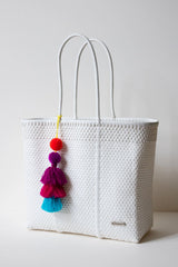 Solid White Playera Bag