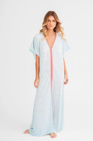 Inca Abaya Kaftan - Aqua