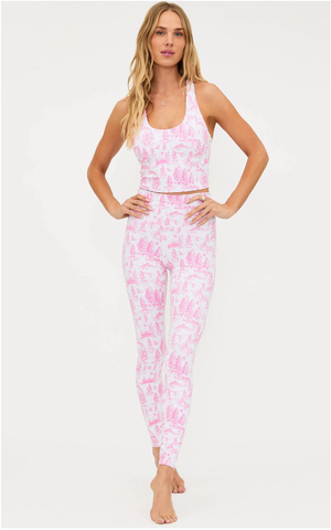 Piper Legging - Powder Pink Toile