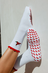 I Like It Spicy Pilates Grip Socks