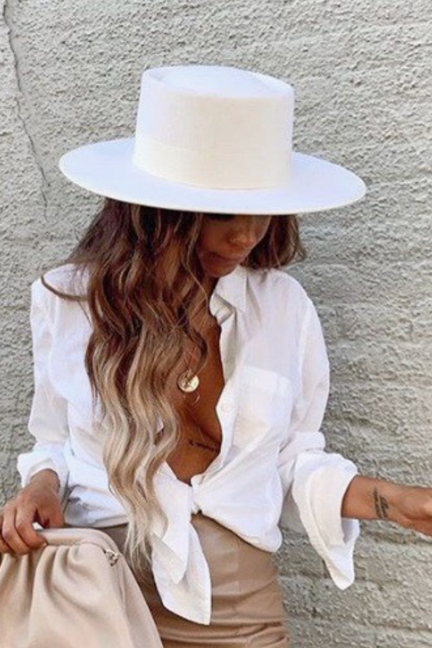 Vida Wool Felt Gambler Hat