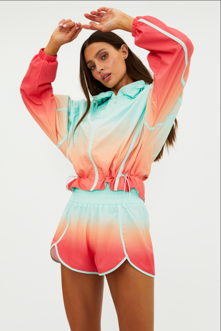 Nadia Short in Guava Jelly Ombre