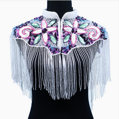 Floral Fringe Capelet - BACK IN STOCK!