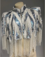 Silver Shimmer Capelet
