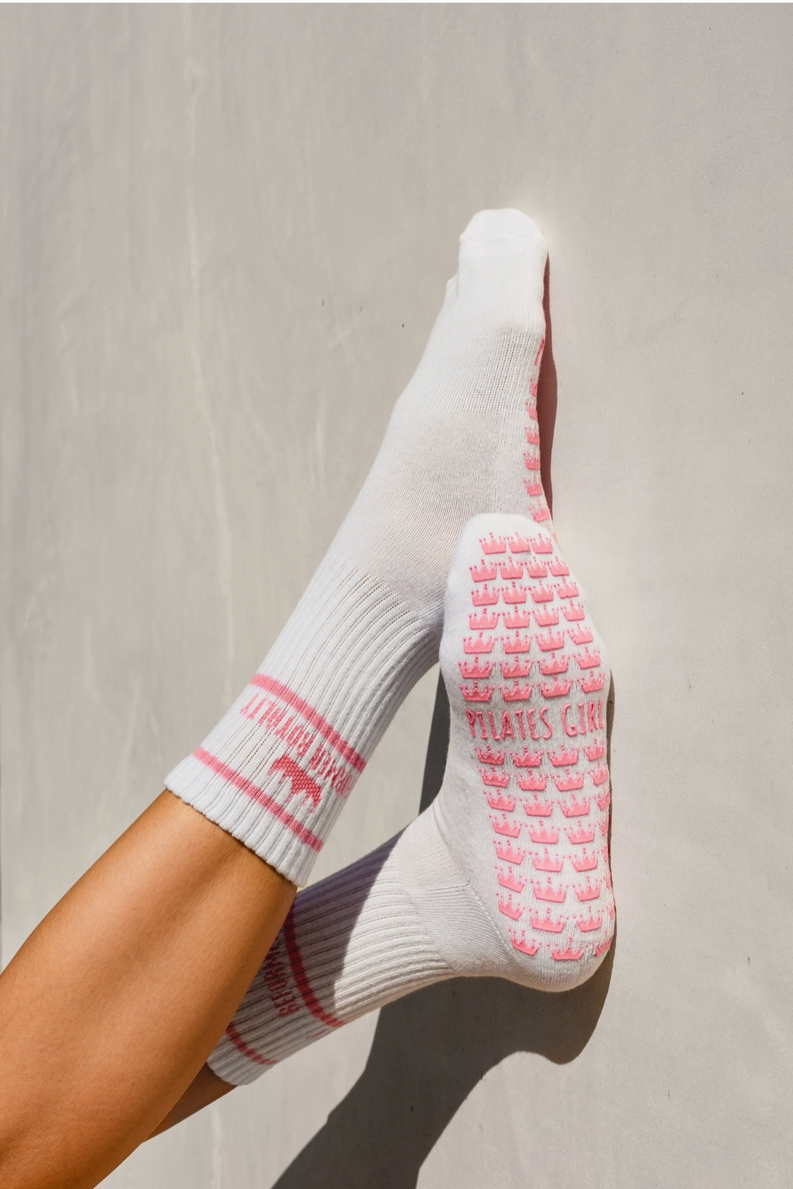 Reformer Royalty Pilates Grip Socks
