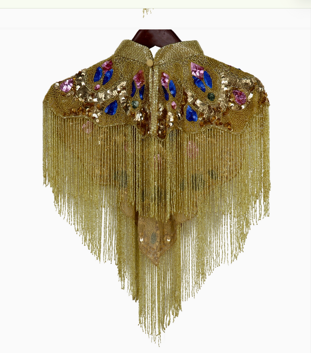 Gold Beaded Capelet