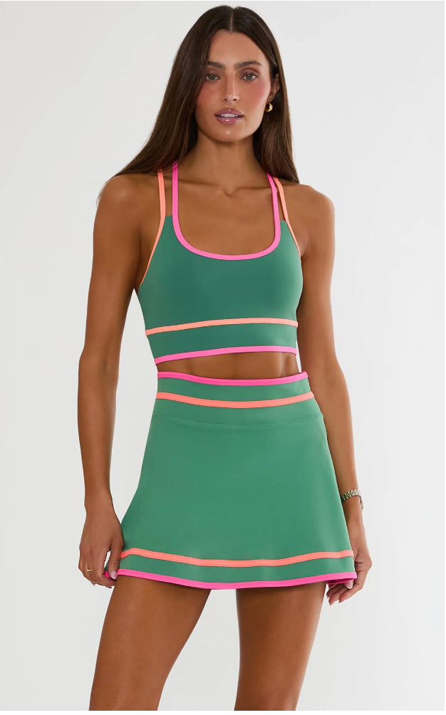 Anari Top - Rally Green Colorblock