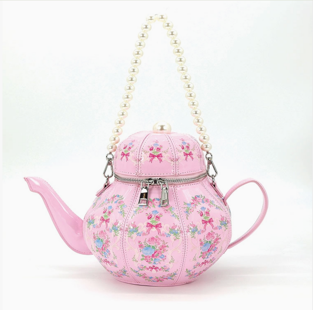 I'm A Little Teapot Purse - Pink