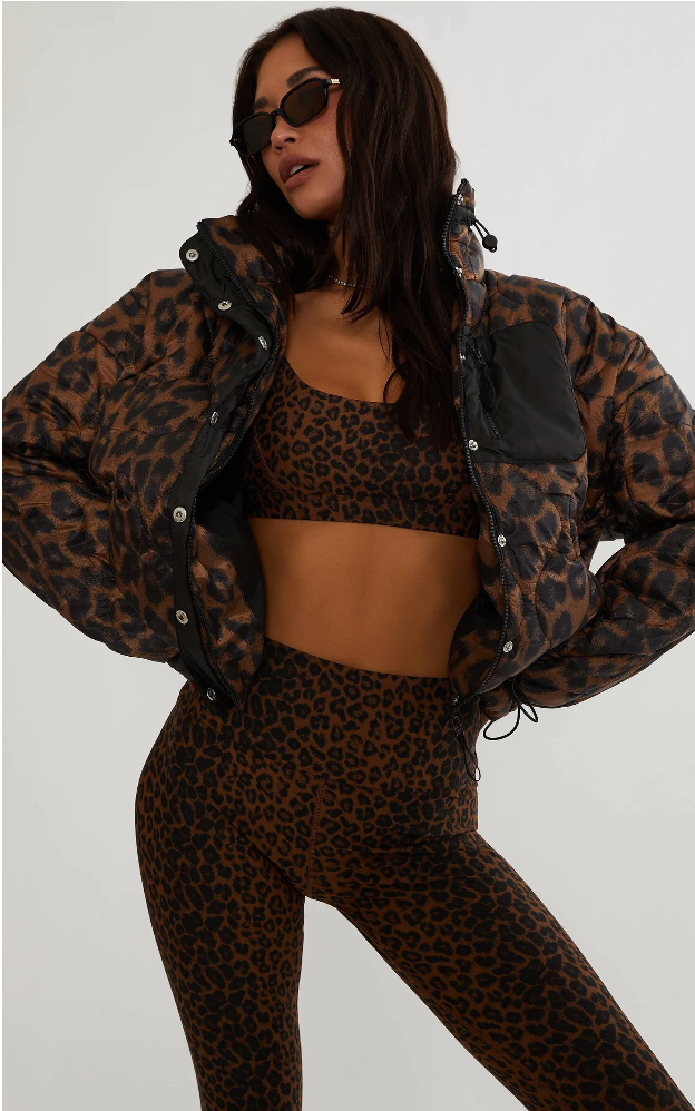 Harvie Jacket - Caramel Leopard