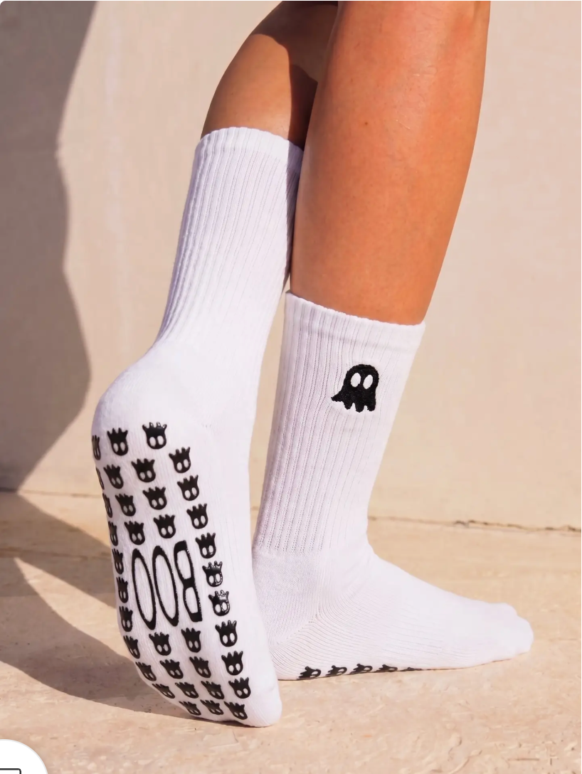 Boo Halloween Pilates Socks