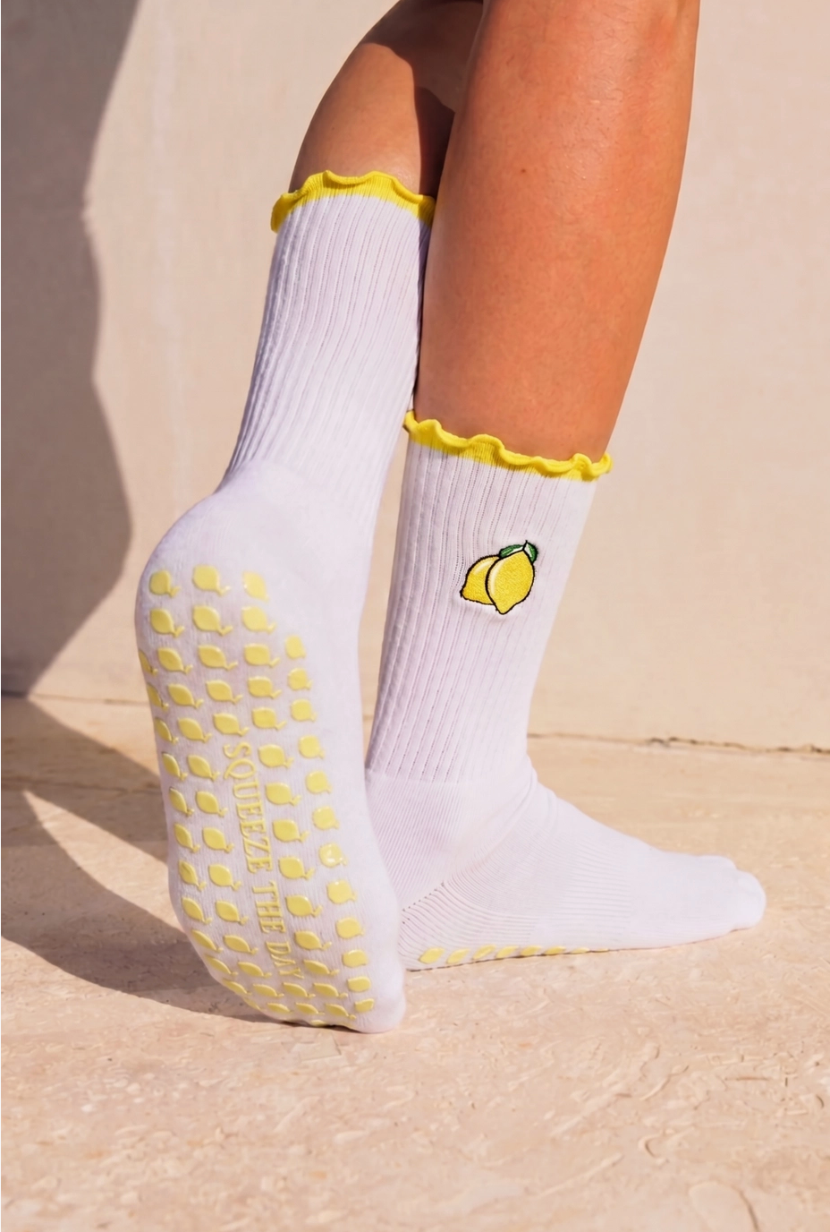 Squeeze The Day Pilates Socks
