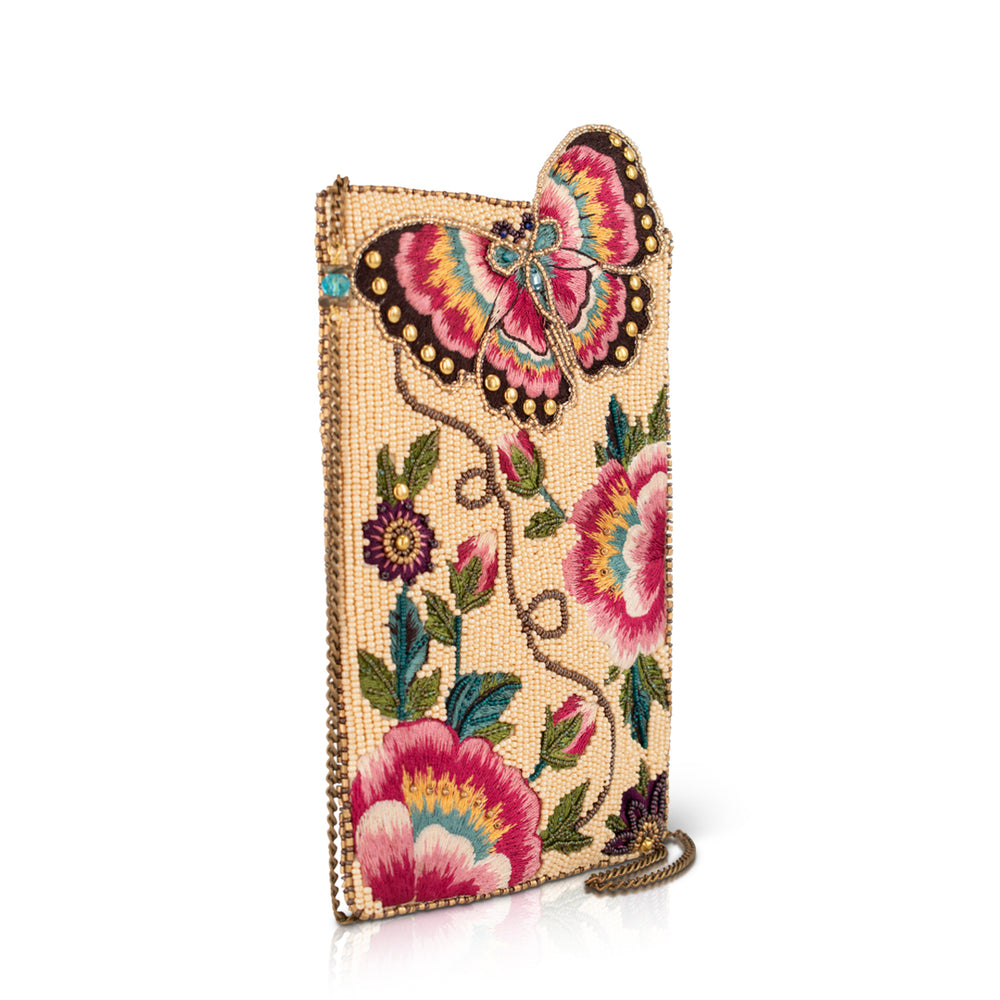 Butterfly Garden Crossbody Phone Bag